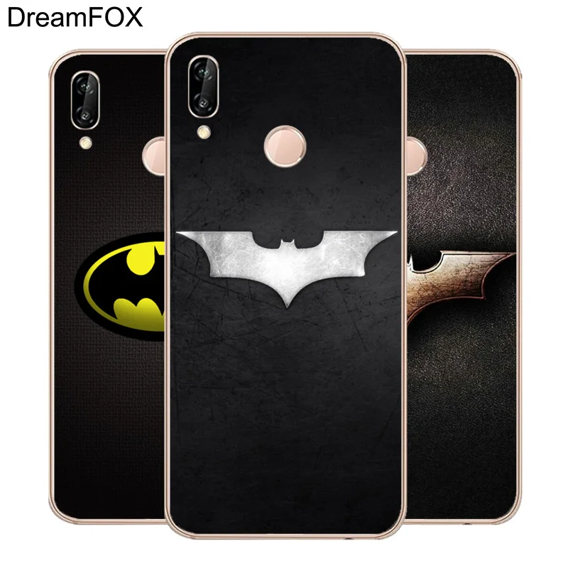 L248 Superhero Batman Logo Soft TPU Silicone Case Cover For Huawei P8 P9 P10 P20 P30 Lite Pro P Smart Plus 2017 2019 |