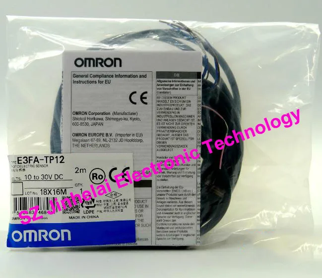 

New and original E3FA-TP12, E3FA-DP13 OMRON Photoelectric sensor 10-30VDC 2M