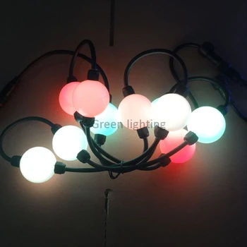 

100X UCS1903 D35mm 360degree 3D effect led ball for disco decorative 10PCS per string express free shipping