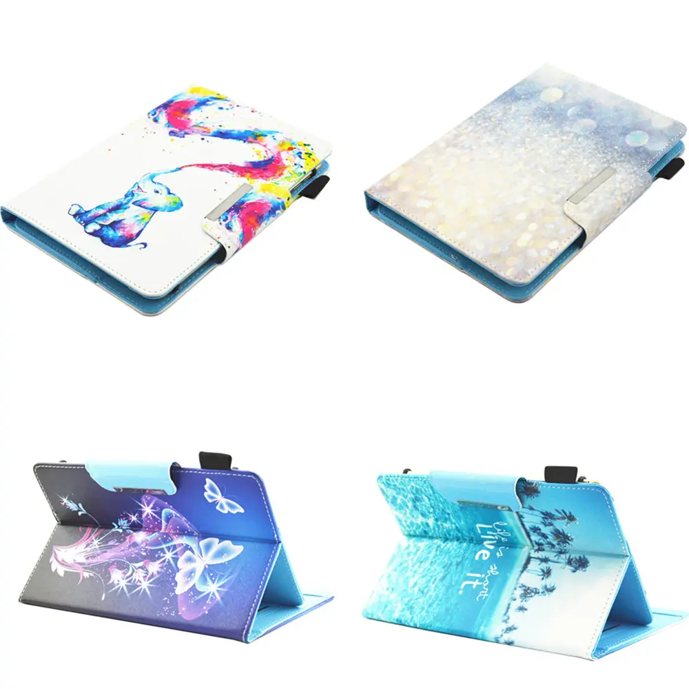

Print PU Leather Cute Case Universal Cover For HuaWei MediaPad M6 8.4 inch T1 8.0/T3 8.0/M3 lite 8.0/M5 8.4 8 inch Tablet Sleeve
