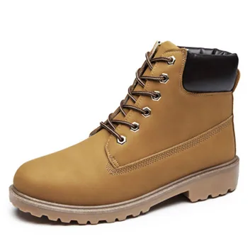 

Autumn And Winter Faux Suede Leather Men Boots Man Shoes Ankle Boot Men Snow Shoe Work Shoes Plus Size RXF-226