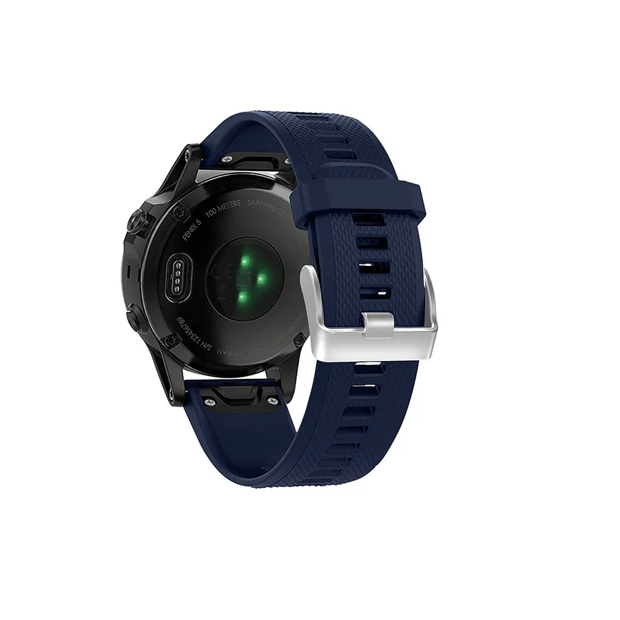 Силиконовый спортивный ремешок для Garmin Forerunner 945 935 смарт-ремешок для часов Quick Release Easyfit сменный ремешок на запястье ремень - Цвет ремешка: Midnight blue