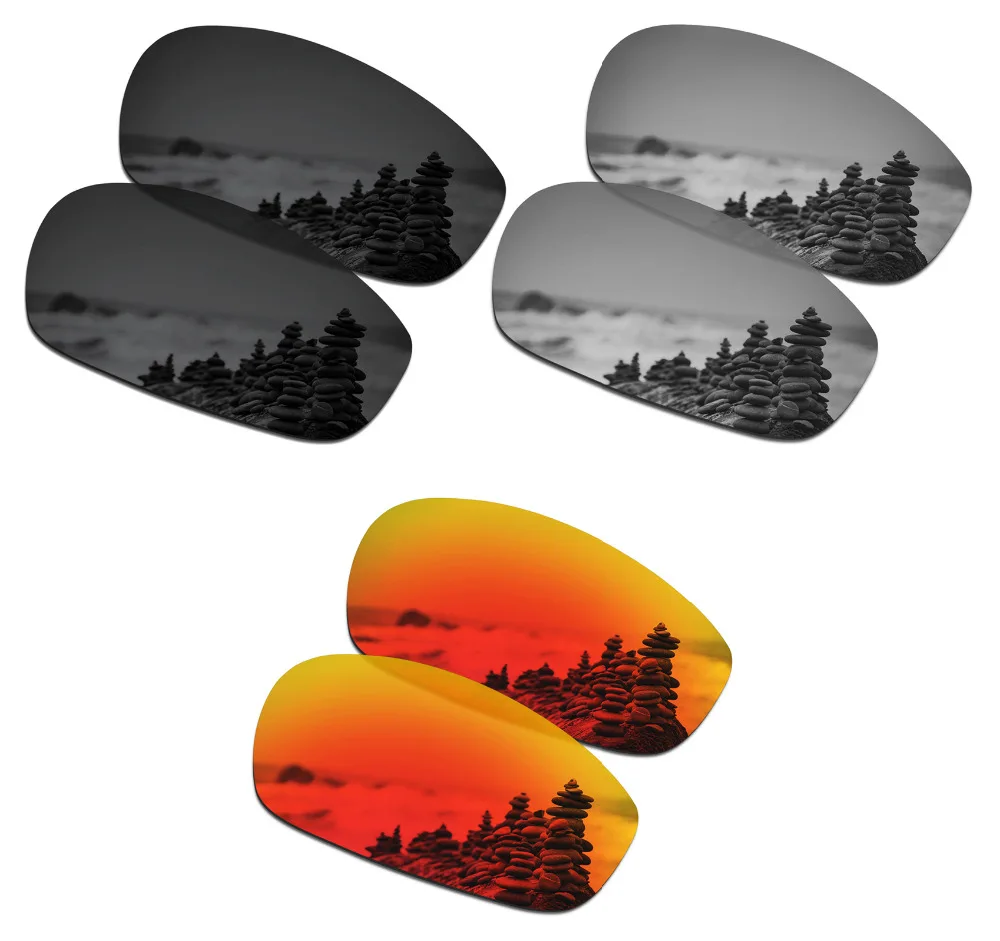 Smartvlt 3 Pairs Polarized Sunglasses Replacement Lenses For Oakley