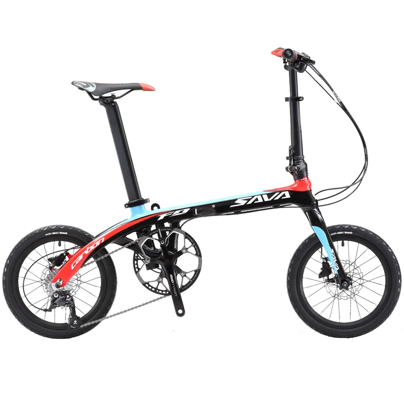 SAVADECK 20 Carbon Fiber Folding Bike Mini Compact City Bicycle Shimano
