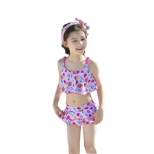 Купальник для девочек Купальники девочек плавательный Детские купальники мультфильм Купальник для девочек пляжные детские купальники для девочек бикини