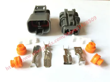 

10 Set Female Male Kit Auto 2 Pin Electrical Plug Cable Pin Header Connector 7123-6423-30