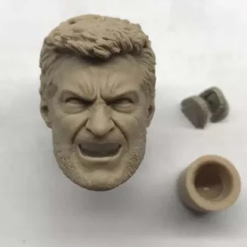 

Anger Wolverine Unpainted Head Sculpt 1/6 Scale Action figure toys collection