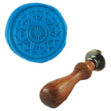 Винтаж Компасы декоративные свадебные приглашения индивидуальный логотип Воск уплотнительное штамп палисандр ручки комплект