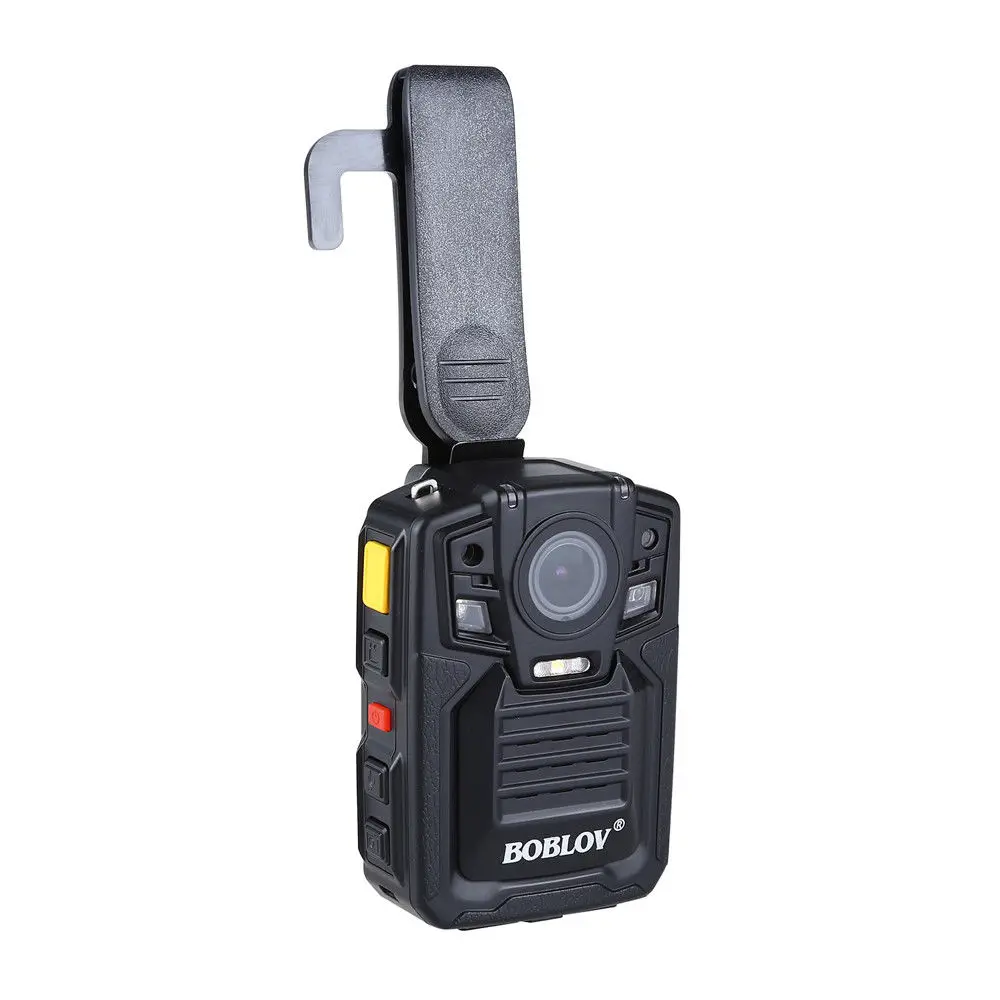 BOBLOV HD66-02 камера Ambarella A7L50 HD 1296P 128GB корпус потертый ИК-светильник 8 часов 140 градусов DVR полицейский видеорегистратор