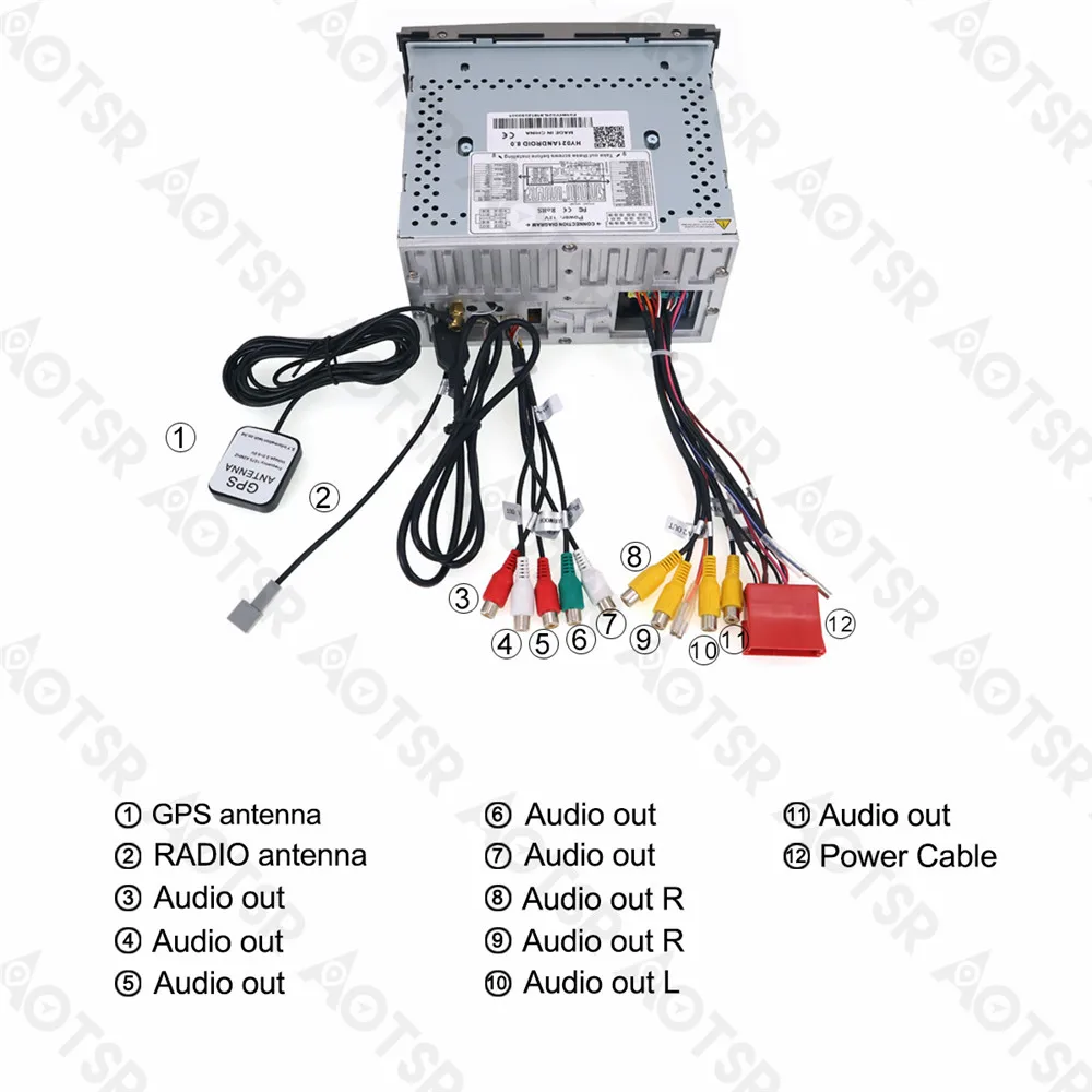 Aotsr Android 8 0 GPS навигация автомобильный DVD плеер для Hyundai I20 2008 2013 Радио стерео