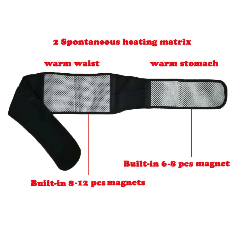 Желудок грелка талии сжигатель жира живота брюшной пот тонкий пояс для мужчин женщин Регулируемый турмалиновый самонагревающийся массаж живота
