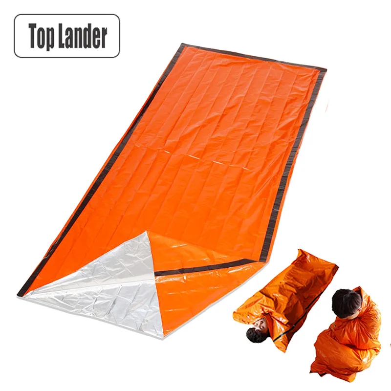 Portable Emergency Sleeping Bag Thermal Survival Bivvy Sack First Aid Emergency Blanket for