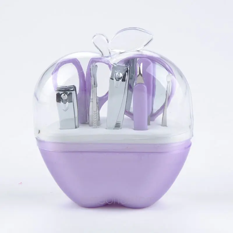 New 9 Pcs Carbon steel Manicure Set Nail Care Tools Pedicure Clipper Kit with Mini Finger Cutter Ear Pick | Красота и здоровье