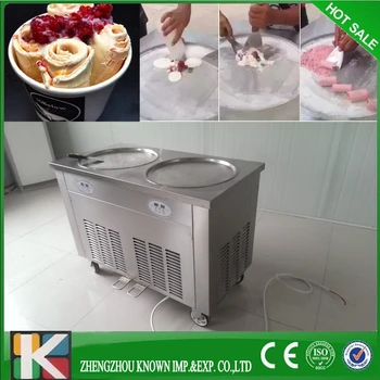 

Thailand fry ice cream machine ice roll pan machine icecream roll machine