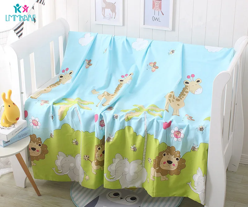 

Cotton Newborns Baby Duvet Cover Cartoon Soft Baby Bedding Quilt Blanket Breathable Comforter Covers Cute kid Single Quilt Cover