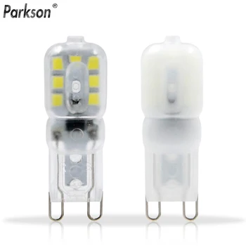 

MiNi G9 Led Bulb AC 220V 2W Transparent/Milky White Chandelier Spotlight Lamparas Led Light Replacement Halogen Lamp Bombillas