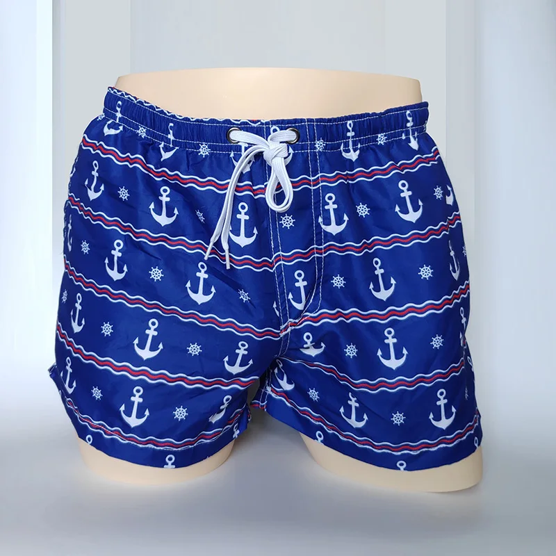 Бренд BEIBUZI мужские пляжные шорты с принтом и быстросохнущие шорты пляжные красочные повседневные летние пляжные шорты маленькие боксеры