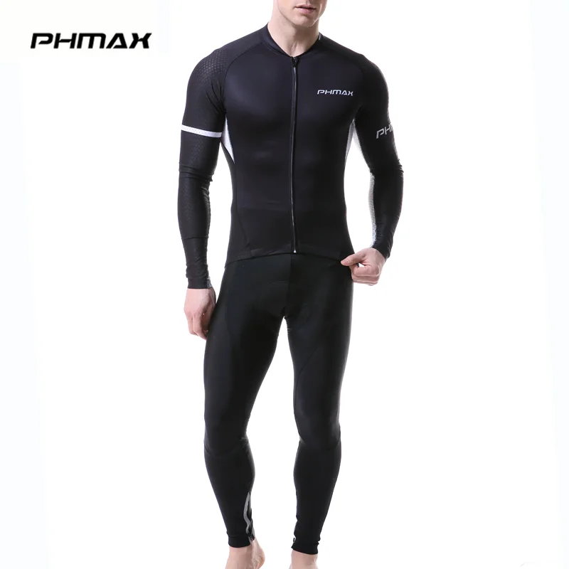 

PHMAX 2019 Pro Cycling Jersey Set Long Sleeve Spring MTB Bike Clothes Racing Bicycle Clothing Ropa Maillot Ciclismo Cycling Set