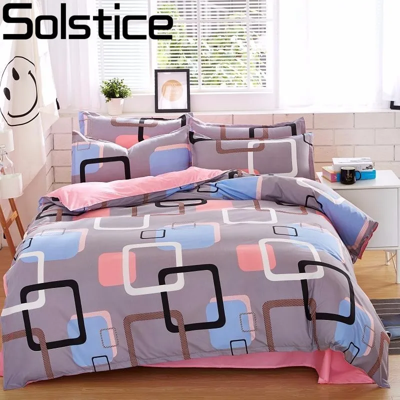 

Solstice Home Textile Autumn Dark-color Flower Series Bed Linens 4pcs Bedding Sets Bed Set Duvet Cover Bed Sheet Mans Cover 50