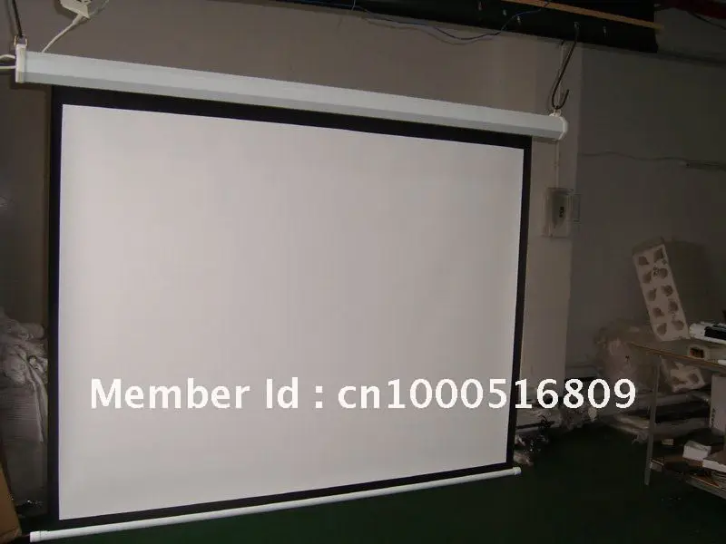 120" 130" 140" 150"+ MATTE WHITE CANVAS PROJECTOR SCREEN MATERIAL FIXED