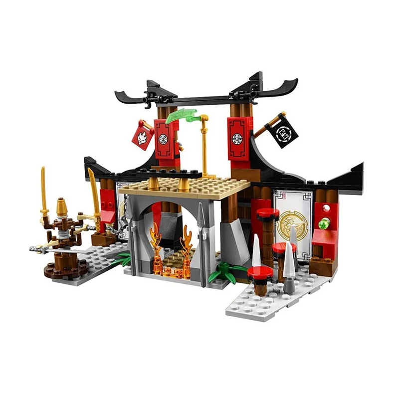

Ninjago 10319 Duel Ninjutsu Driving Range Model Building Kits Compatible with Legoe Ninjagoes Educational Toys for Children