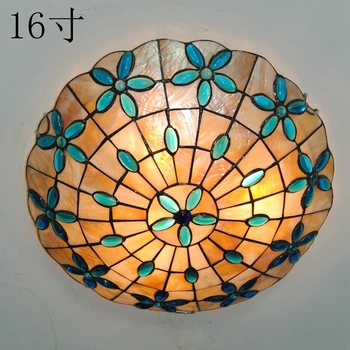 

Classic 16 inch lilac ceiling lamp shell staircase bar lamp