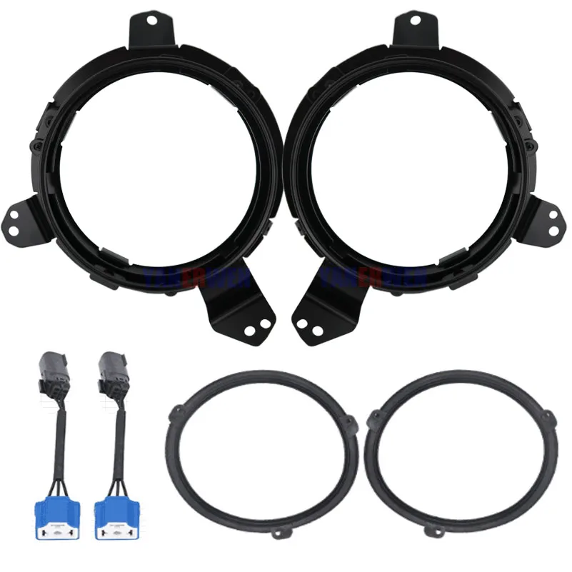  Headlight Mounting Brackets For 2018 2019 Jeep Wrangler JL 7 Inch LED Headlight Mounting Brackets S - 33047926856
