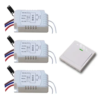 

AC220V Remote Control Switch Manual & Wireless Remote Switch For LED Lamp Lighting Gate Door Receiver Transmitter 315Mhz