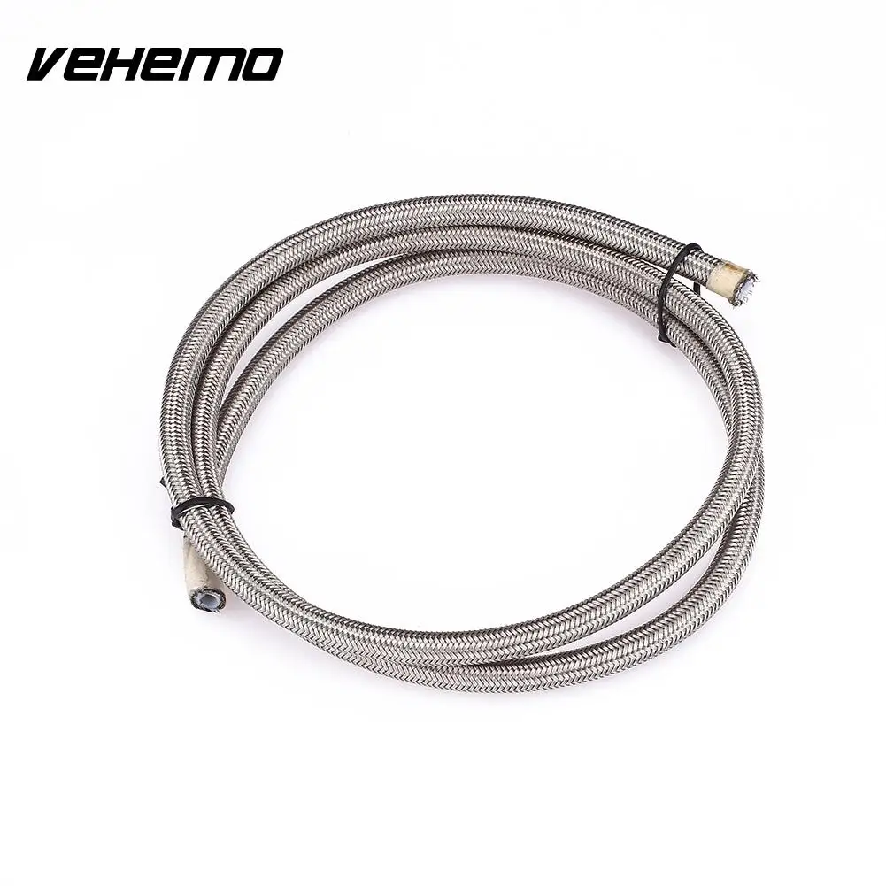Vehemo AN 4 (4.8mm 3/16") Stainless Steel Braided Teflon Flexible Soft