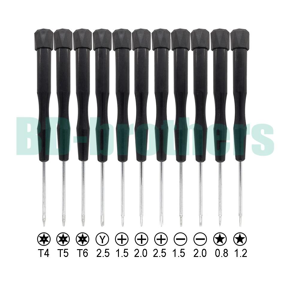 142mm Black Plastic Rotatable Handle Screwdriver Torx Key T4 T5 T6 0 8 1 2 Pentalobe