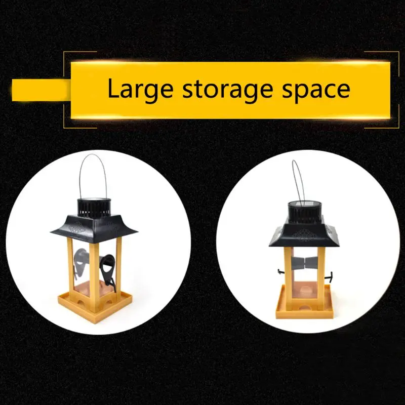 Креативный солнечный светильник, кормушка для птиц, голубь, попугай, инструмент для кормления, открытый балкон, подвесной крючок, товары для хранения корма для птиц