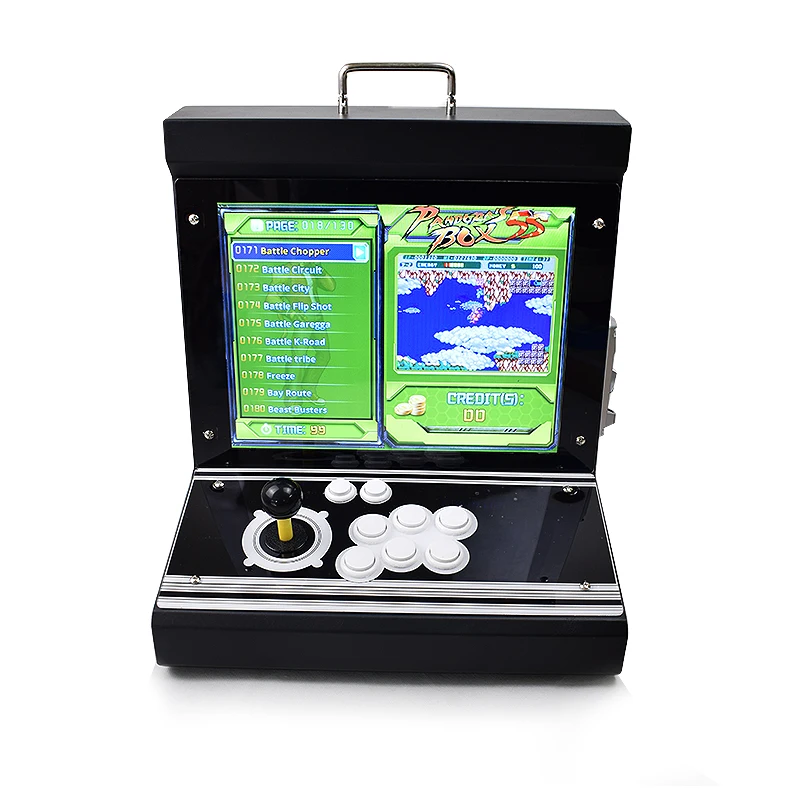 15" Display Arcade Game Console Table Top Game Cabinet
