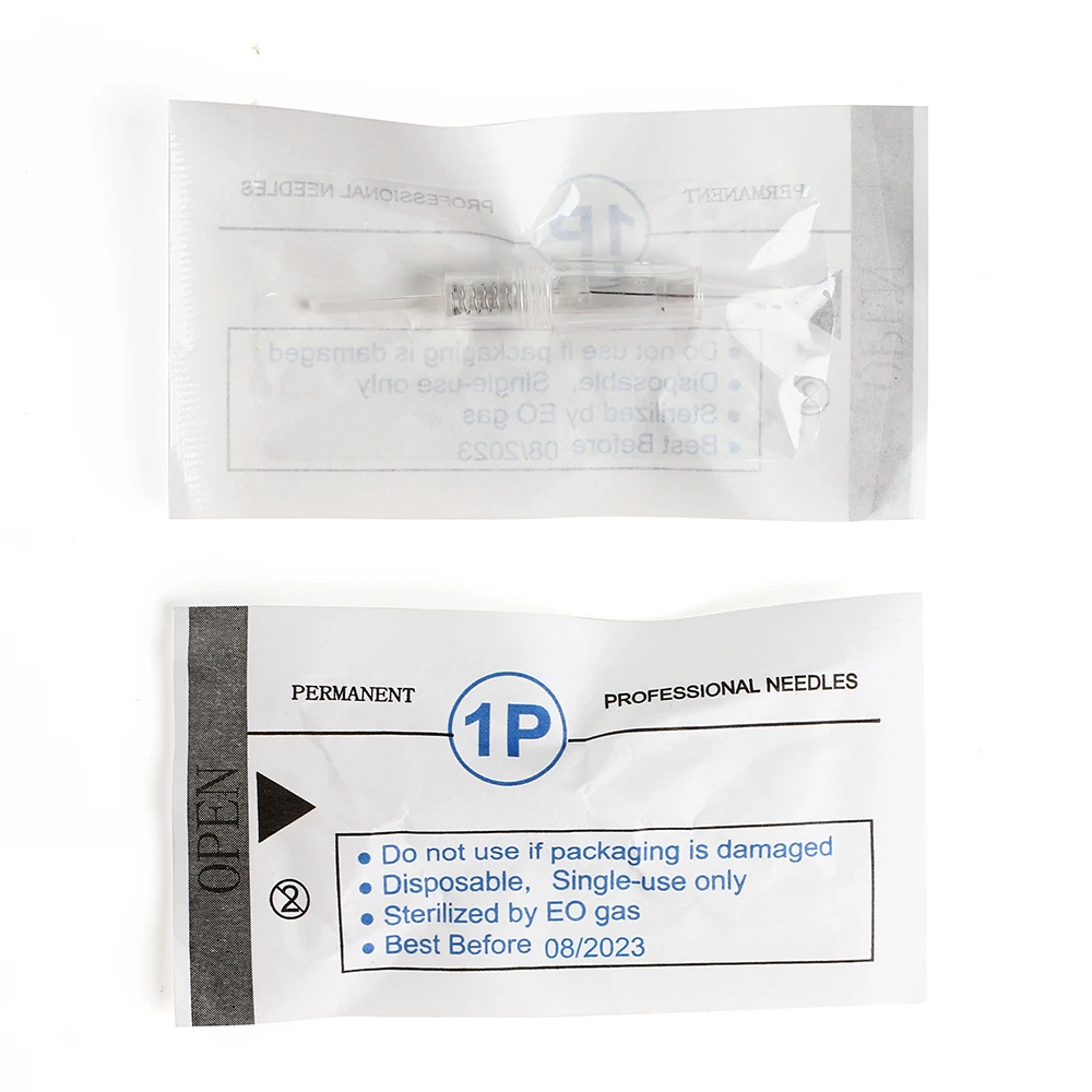 

Tattoo machine tattoo needle 30pcs 1RL disposable disinfection permanent makeup box tattoo eyebrow tattoo needle lips