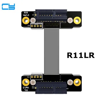 

Riser PCI-Express PCI-E 3.0 x1 x4 x8 x16 Male to male Graphics card Extension riser PCIe Female to Female ribbon cable 5- 60cm