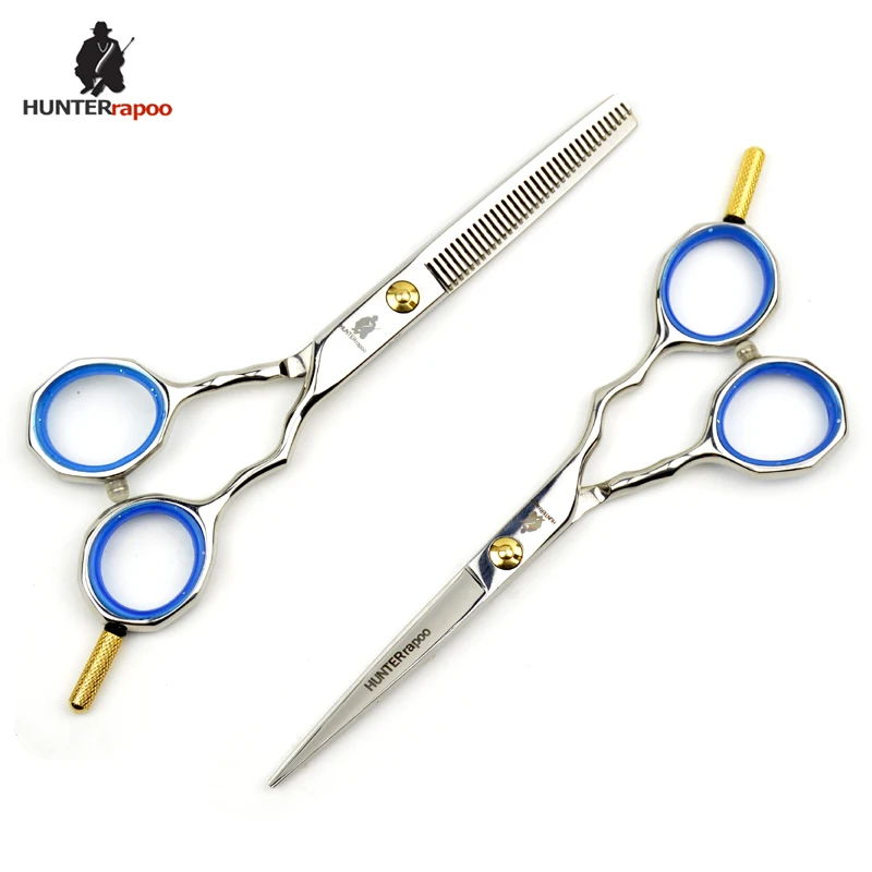 

30%OFF HT9118 Japanese 440C Professional Hair Styling Scissors Tools Kit 5.5 Inch Barber Thinning Hairdressing Scissors Set