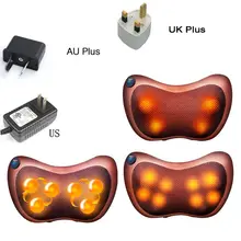 Electric Massage Pillow Lumbar Body Neck Back Shiatsu Kneading Cushion Car Home Electric Massage Pillow Lumbar Body Neck Back Shiatsu Kneading Cushion Car Home