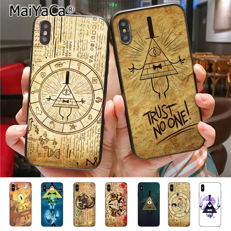 

MaiYaCa Gravity Falls Bill Looks Mad Phone Case for iphone 11 Pro X 8 7 6 6S Plus 5 5S SE cass