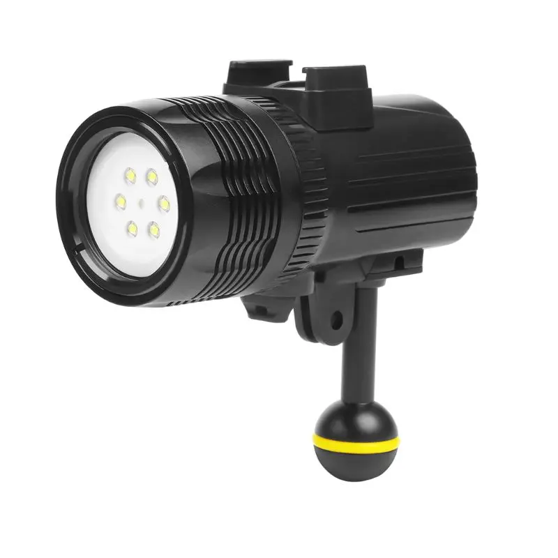 

Diving Torch Waterproof LED Flashlight 60m Underwater Handheld Photography Video Camera Shoot Diving Fishing for GOPRO HERO
