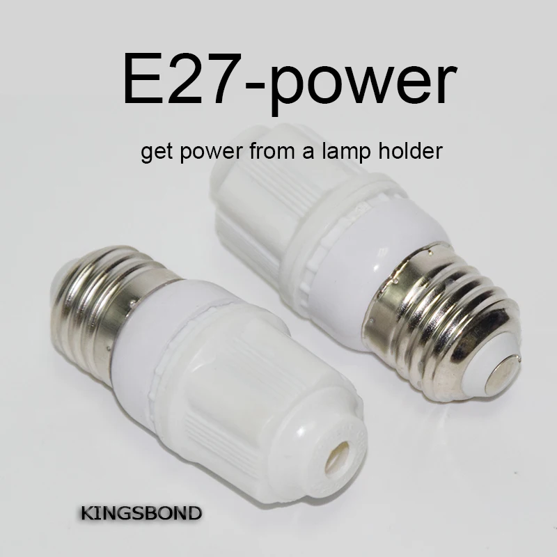 5 шт. E27 лампа База луковицы, чтобы разъемы питания получают питание от держатель от фонарь или подвесной светильник