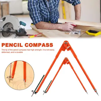 

Circular Marking Tool Durable Pencil Compass For Woodworking Scribing Craft Design Woodworking Tools Compass Hand Tools