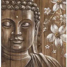 Пользовательские 5d алмазов картина эйген фото головы Будды текст прошлом сельских региональных рассмотрение алмазов картина Рождество Карты региона