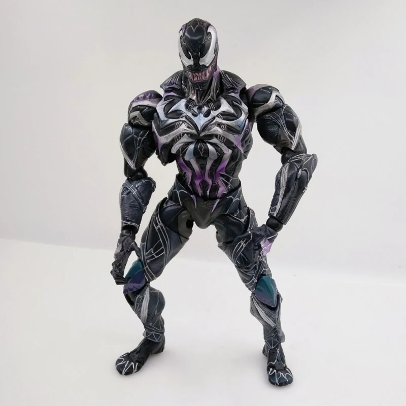 

26CM Spiderman Venom Action Figure PVC Anime Avenger Figure Toy Doll Model gift piay arts