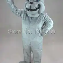 Талисман Серый Бульдог костюм талисмана бык собака необычные платья на заказ фантазии косплей костюм тема mascotte карнавальный костюм
