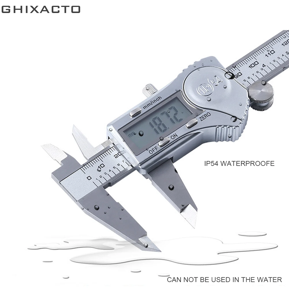 Промышленный цифровой штангенциркуль 150 мм водонепроницаемый IP54 цифровой штангенциркуль микрометр Калибр из нержавеющей стали штангенциркуль измерительный инструмент