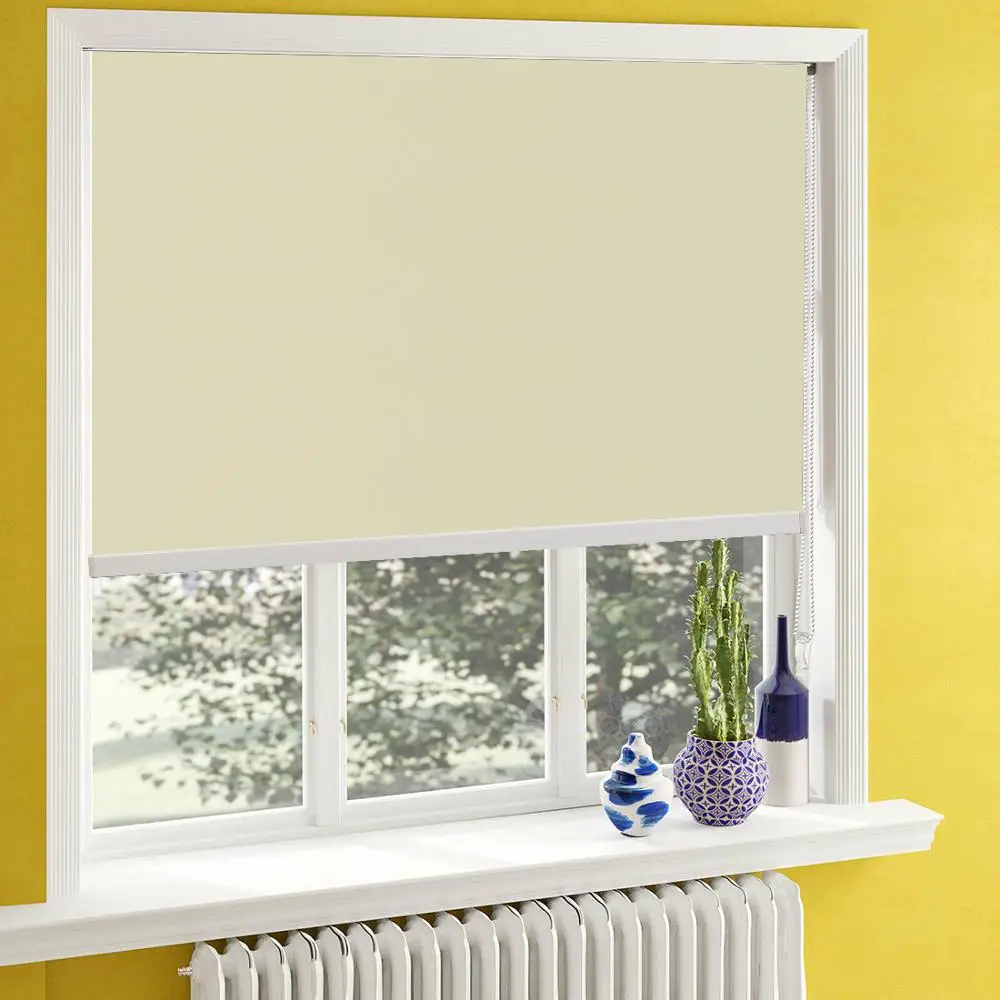 

100% Blackout Khaki Home Roller Blinds Customized Blinds Waterproof Thermal Roller Shade Window Shade Square Meter Version