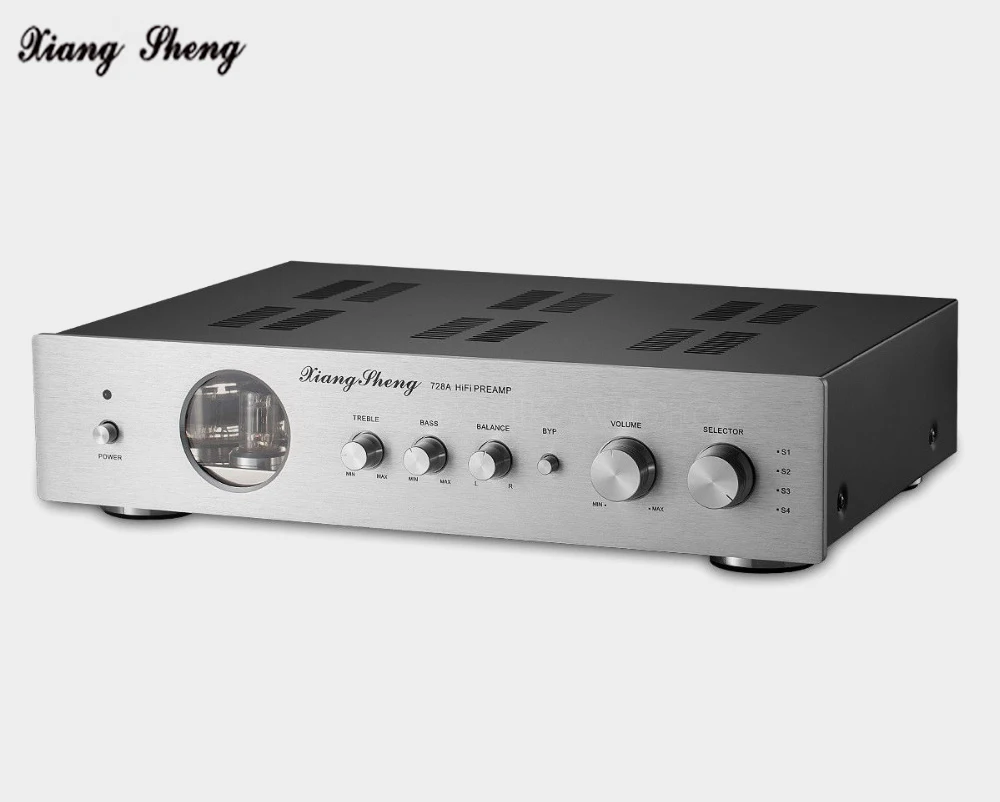 

XiangSheng 728A Tube Pre-Amplifier Vacuum 12AT7 12AU7 Stereo High End HiFi Preamp Audio Processor