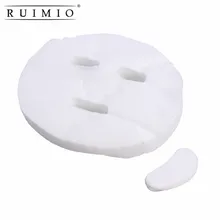 100 шт одноразовая маска для лица из чистого хлопка бумажная маска для лица ультратонкая косметическая маска для ухода за кожей лица DIY