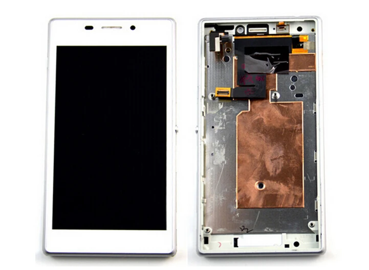 Alibaba China New 2pcs For Sony Xperia M2 S50h D2302 D2303 D2305 Mobile Phone Lcd Display Panel Touch Screen Digitizer Frame
