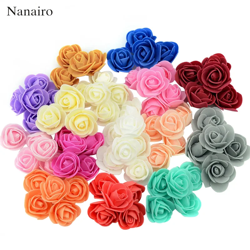 50/100/200 шт. декоративные головки розы из пены|foam rose flower|artificial flowerrose flower |