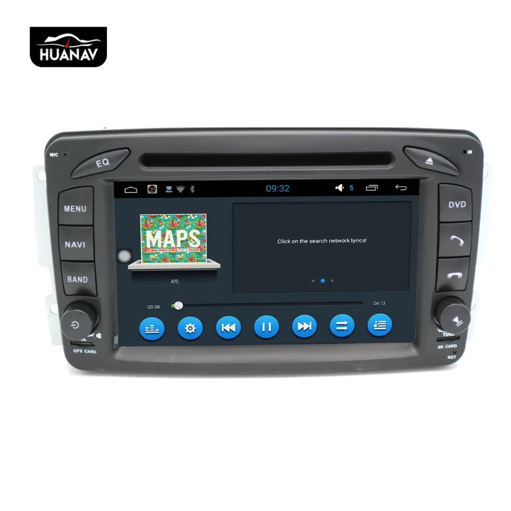 Top Android 8.0 Car GPS Navigation DVD Player For Benz W163 W209 2002-2005 W203 G-W463 Viano radio player multimedia Stereo recorder 1